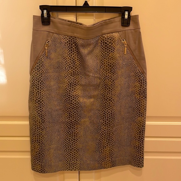 Snakeskin print skirt - Picture 1 of 5